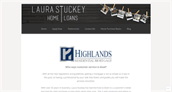 Desktop Screenshot of laurastuckeyloans.com
